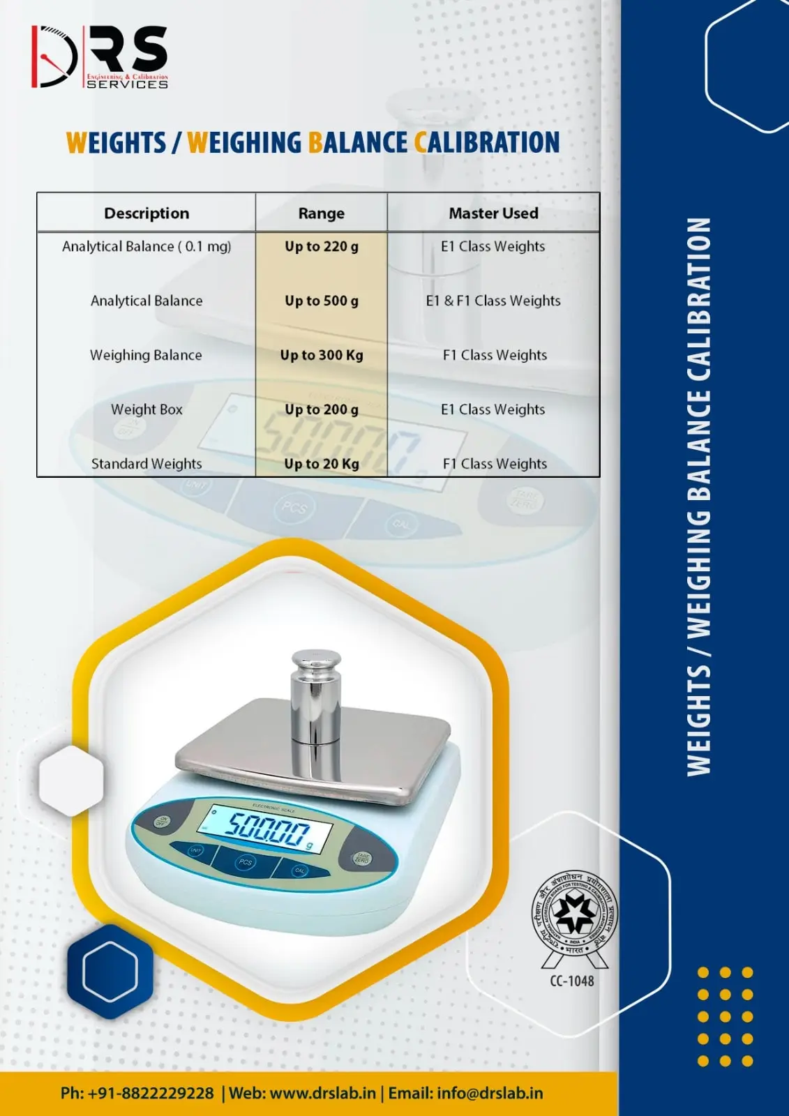 Mass Weights Volume